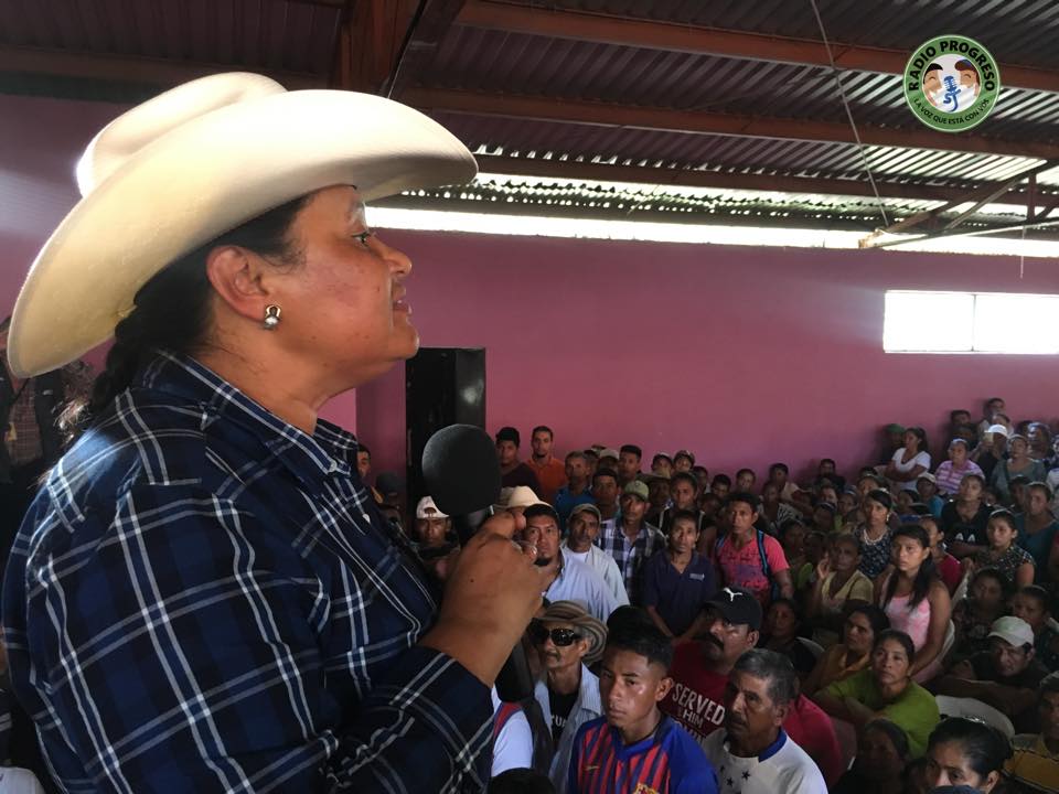 Alcaldesa municipal de Yorito, Maryin Gonzáles