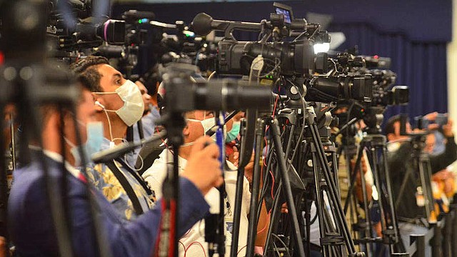 Foto de referencia. Periodistas salvadoreños